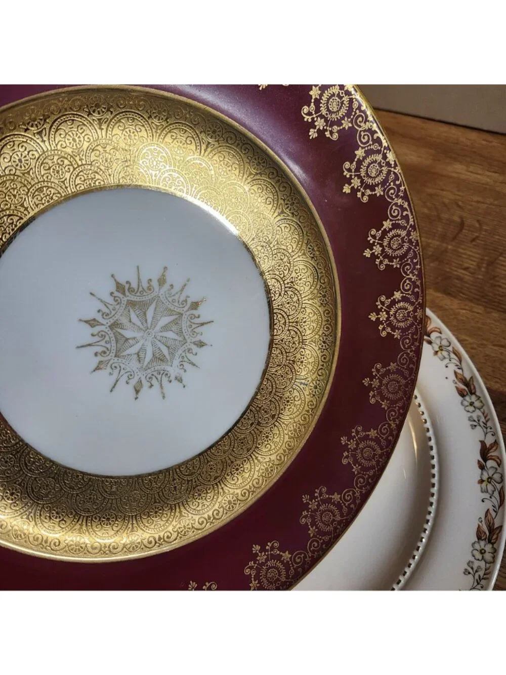 Mismatched Fine China Dinner Plates 10.25-11